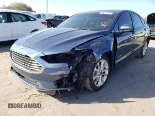 2019 Ford Fusion Hybrid SE with VIN 3FA6P0LU1KR101609, listed as a Copart auction lot 40055833 with 58,970 mi miles. Bid and sale history available at carsss.com. Image 1.