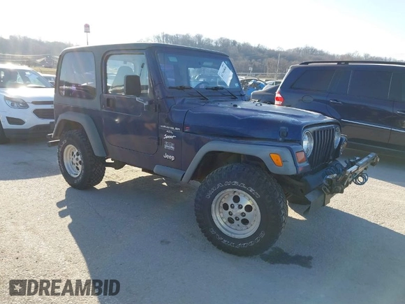 1997 Jeep Wrangler Sport with VIN 1J4FY19S1VP462136, listed as a IAAI auction lot 41766868 with 130,980 mi miles. Bid and sale history available at carsss.com. Image 1.