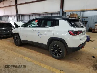 2020 Jeep Compass Trailhawk with VIN 3C4NJDDB4LT119165, listed as a Copart auction lot 48454355 with 135,492 mi miles and Salvage title. Bid and sale history available at DreamBid. Image 2.