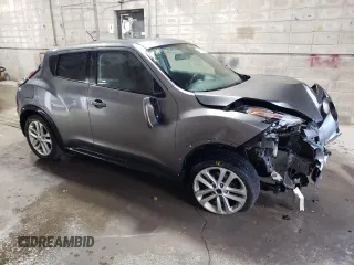 2015 Nissan Juke S with VIN JN8AF5MV4FT560296, listed as a Copart auction lot 53938395 with 171,618 mi miles and Salvage Title. Bid and sale history available at carsss.com. Image 4.