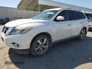 2013 Nissan Pathfinder SL with VIN 5N1AR2MN5DC658490, listed as a Copart auction lot 56320425 with 147,317 mi miles and Salvage title. Bid and sale history available at DreamBid. Image 1.