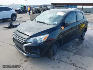 2021 Mitsubishi Mirage ES with VIN ML32AUHJ9MH010403, listed as a IAAI auction lot 41573106 with 54677 miles. Bid and sale history available at carsss.com. Image 17.