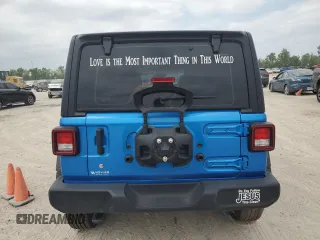 2022 Jeep Wrangler Unlimited Sport with VIN 1C4HJXDN6NW232539, listed as a Copart auction lot 52146025 with 29,571 mi miles and Salvage Title. Bid and sale history available at DreamBid. Image 6.