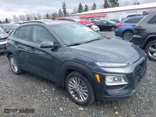 2019 Hyundai Kona SEL with VIN KM8K2CAA8KU360619, listed as a IAAI auction lot 41692944 with 27,515 mi miles. Bid and sale history available at carsss.com. Image 1.