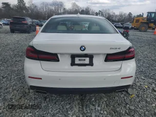 2021 BMW 5 Series 540i with VIN WBA53BJ05MWX28470, listed as a Copart auction lot 87256064 with Not Provided miles and Salvage Title. Bid and sale history available at DreamBid. Image 6.
