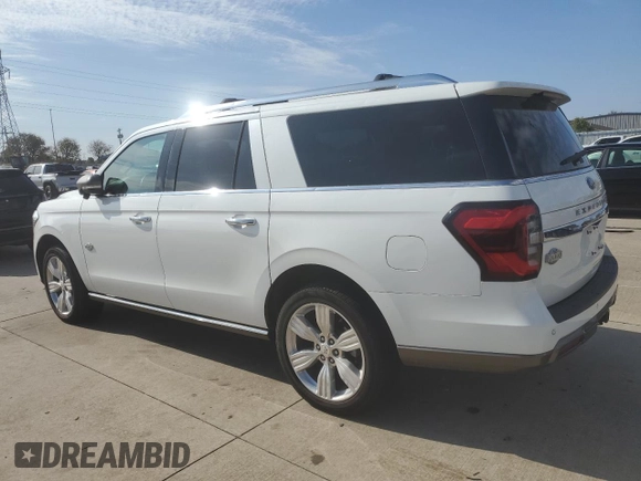 2023 Ford Expedition Max King Ranch z VIN 1FMJK1P83PEA01832, wystawiony jako Copart lot #75518404 z przebiegiem 59 474 mil mil oraz Szkoda całkowita • Salvage title. Historia ofert i sprzedaży dostępna na DreamBid. Obrazek 2.