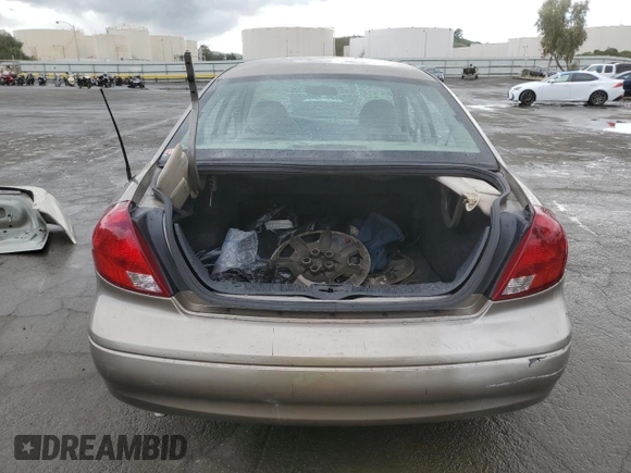 2002 Ford Taurus SE Standard with VIN 1FAFP53U62A152577, listed as a Copart auction lot 51068015 with 28,488 mi miles and Salvage Title. Bid and sale history available at DreamBid. Image 6.