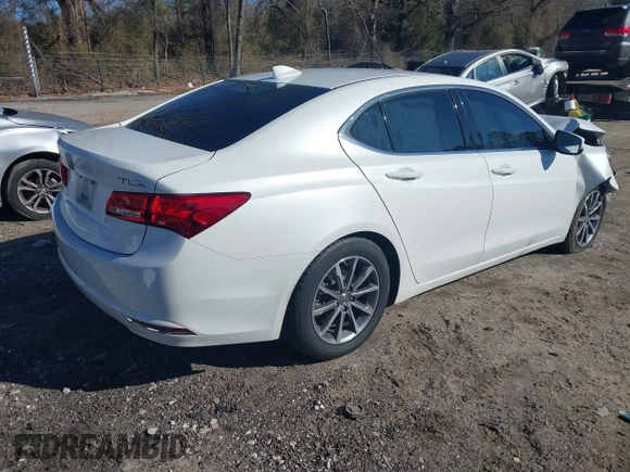 2020 Acura TLX with VIN 19UUB1F37LA013167, listed as a IAAI auction lot 41353081 with 60,061 mi miles. Bid and sale history available at carsss.com. Image 4.