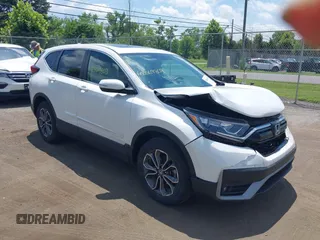 2021 Honda CR-V EX-L z VIN 5J6RW2H89MA014498, wystawiony jako IAAI lot #42669803 z przebiegiem 43 081 mil mil oraz . Historia ofert i sprzedaży dostępna na DreamBid. Obrazek 1.