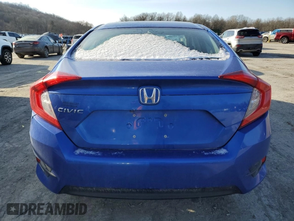 2016 Honda Civic Sedan LX with VIN 2HGFC2F57GH556880, listed as a Copart auction lot 47187825 with 86,138 mi miles and Salvage Title. Bid and sale history available at carsss.com. Image 6.