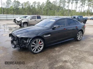 2016 Jaguar XF S with VIN SAJBG4BV2GCY04993, listed as a Copart auction lot 51100865 with 92,410 mi miles and Salvage Title. Bid and sale history available at DreamBid. Image 1.