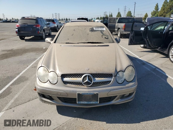 2006 Mercedes-Benz CLK 3.5L with VIN WDBTJ56J86F166827, listed as a Copart auction lot 54615655 with 104,870 mi miles and Clean Title. Bid and sale history available at carsss.com. Image 5.