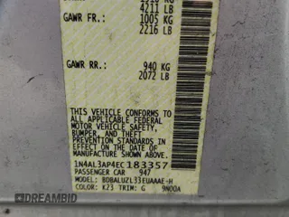 2014 Nissan Altima SV with VIN 1N4AL3AP4EC183357, listed as a Copart auction lot 56370165 with 260,743 mi miles and Salvage Title. Bid and sale history available at DreamBid. Image 12.