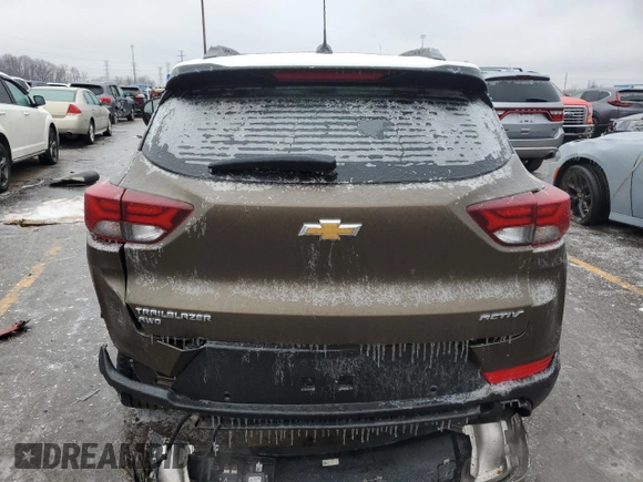 2021 Chevrolet TrailBlazer ACTIV with VIN KL79MSSL3MB131963, listed as a Copart auction lot 43930955 with 42,689 mi miles and Non Repairable. Bid and sale history available at DreamBid. Image 6.