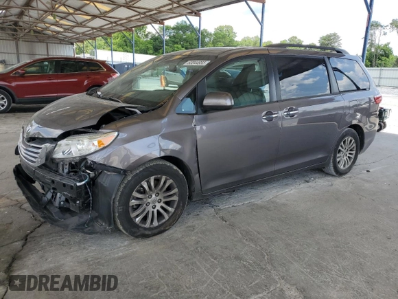2015 Toyota Sienna XLE с VIN 5TDYK3DC0FS630013, выставлен на аукционе Copart как лот 60044955 с пробегом 124 063 миль миль и Списание • Salvage title. История ставок и продаж доступна на DreamBid. Изображение 1.