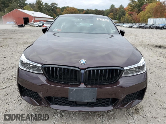 2019 BMW 6 Series 640i xDrive with VIN WBAJV6C56KBK08565, listed as a Copart auction lot 72198393 with 19,420 mi miles. Bid and sale history available at carsss.com. Image 5.