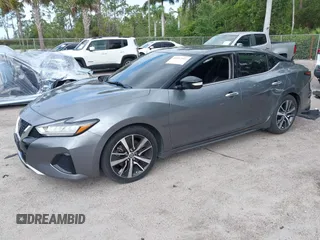 2020 Nissan Maxima SV with VIN 1N4AA6CV1LC377182, listed as a IAAI auction lot 41912923 with 122,728 mi miles and . Bid and sale history available at DreamBid. Image 2.