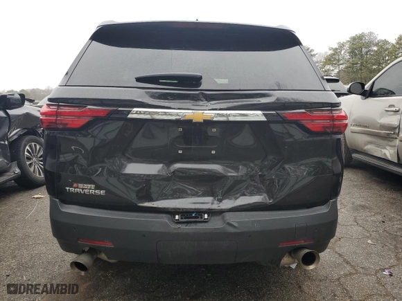 2023 Chevrolet Traverse LS with VIN 1GNERFKW8PJ157495, listed as a Copart auction lot 43266265 with 79,114 mi miles and Salvage Title. Bid and sale history available at carsss.com. Image 6.