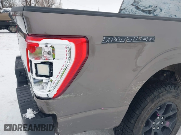 2023 Ford F-150 XL with VIN 1FTFW1E85PFA33757, listed as a IAAI auction lot 41266489 with 8,655 mi miles. Bid and sale history available at carsss.com. Image 19.