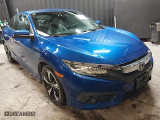 2016 Honda Civic Coupe Touring with VIN 2HGFC3B95GH350813, listed as a IAAI auction lot 41531873 with NaN miles. Bid and sale history available at carsss.com. Image 1.