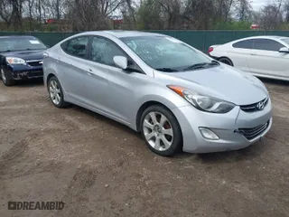 2012 Hyundai Elantra GLS with VIN KMHDH4AE8CU260134, listed as a IAAI auction lot 41974734 with 125,577 mi miles. Bid and sale history available at carsss.com. Image 1.