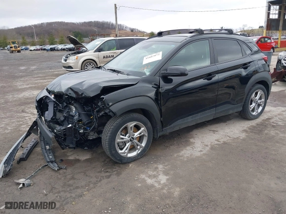 2023 Hyundai Kona SEL with VIN KM8K6CAB5PU941273, listed as a IAAI auction lot 41807072 with 30,473 mi miles. Bid and sale history available at carsss.com. Image 18.