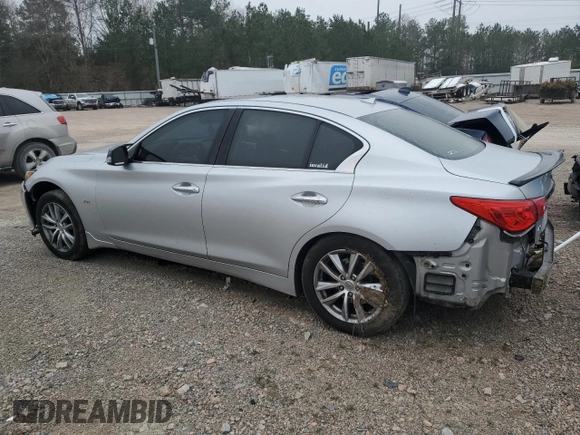 2016 Infiniti Q50 Premium with VIN JN1EV7AR0GM343412, listed as a Copart auction lot 48701635 with 133,669 mi miles and Salvage Title. Bid and sale history available at DreamBid. Image 2.
