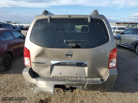 2007 Nissan Pathfinder S with VIN 5N1AR18U27C642148, listed as a Copart auction lot 44166535 with 208,869 mi miles and Salvage Title. Bid and sale history available at carsss.com. Image 6.
