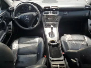 2006 Mercedes-Benz C 230 Sport with VIN WDBRF52H56F783116, listed as a Copart auction lot 57958845 with 122,840 mi miles and Salvage title. Bid and sale history available at DreamBid. Image 8.