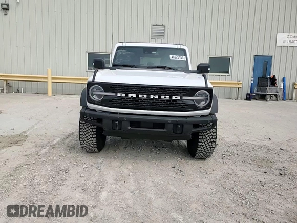 2024 Ford Bronco Wildtrak with VIN 1FMEE2BP6RLB29591, listed as a Copart auction lot 48225165 with 4,466 mi miles and Salvage title. Bid and sale history available at DreamBid. Image 12.