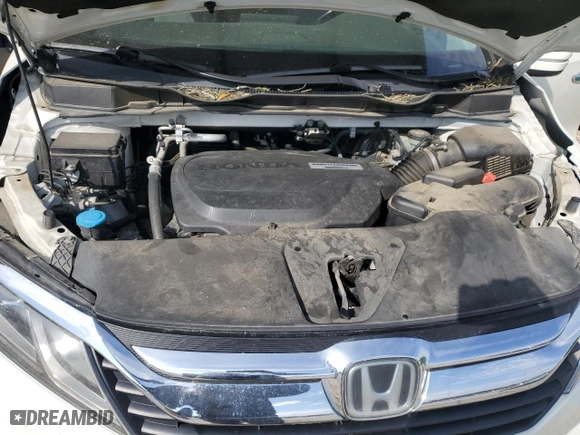 2018 Honda Odyssey EX-L with VIN 5FNRL6H70JB093205, listed as a Copart auction lot 47358565 with 151,747 mi miles and Salvage Title. Bid and sale history available at carsss.com. Image 11.