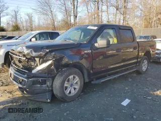 2018 Ford F-150 XL with VIN 1FTEW1C58JFC55219, listed as a Copart auction lot 84671284 with 106,179 mi miles and Salvage Title. Bid and sale history available at carsss.com. Image 1.