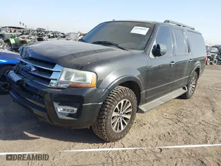 2015 Ford Expedition EL XLT with VIN 1FMJK1HT2FEF13504, listed as a IAAI auction lot 41698804 with 211,196 mi miles. Bid and sale history available at carsss.com. Image 2.