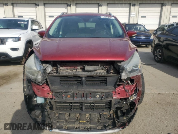 2017 Ford Escape Titanium with VIN 1FMCU0J99HUA37823, listed as a Copart auction lot 48224185 with 133,633 mi miles and Salvage Title. Bid and sale history available at DreamBid. Image 5.