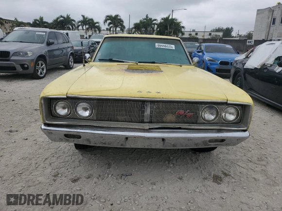 1967 Dodge Charger z VIN WS23L71170139, wystawiony jako Copart lot #88448225 z przebiegiem 803 633 mil mil oraz Szkoda całkowita • Salvage title. Historia ofert i sprzedaży dostępna na DreamBid. Obrazek 5.