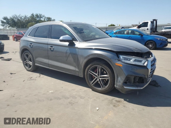 2019 Audi SQ5 Premium Plus with VIN WA1B4AFY1K2086906, listed as a Copart auction lot 71392894 with 111,327 mi miles and Salvage Title. Bid and sale history available at DreamBid. Image 4.