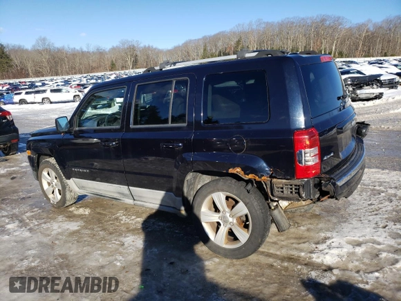 2011 Jeep Patriot Latitude X with VIN 1J4NF4GB9BD109095, listed as a Copart auction lot 44714885 with 175,532 mi miles and Clean Title. Bid and sale history available at DreamBid. Image 2.