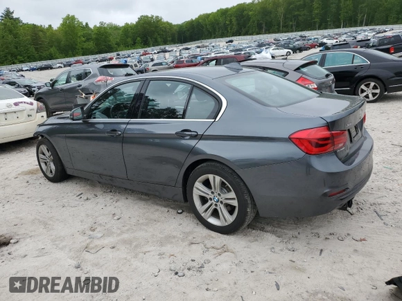 2017 BMW 3 Series 330i xDrive with VIN WBA8D9G39HNU63178, listed as a Copart auction lot 57384845 with 67,377 mi miles and Salvage title. Bid and sale history available at DreamBid. Image 2.