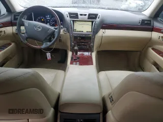 2009 Lexus LS 460 with VIN JTHCL46F395001858, listed as a Copart auction lot 89346225 with 291,337 mi miles and Salvage Title. Bid and sale history available at DreamBid. Image 8.