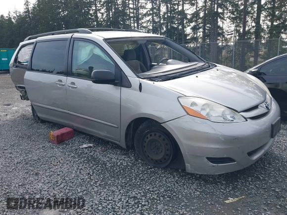 2006 Toyota Sienna CE with VIN 5TDZA23C96S580392, listed as a IAAI auction lot 41671251 with 92,357 mi miles and . Bid and sale history available at DreamBid. Image 1.