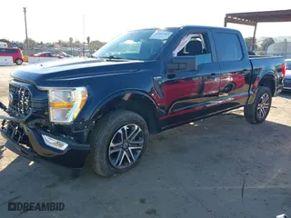 2021 Ford F-150 XL with VIN 1FTEW1EP4MKE89660, listed as a IAAI auction lot 41395883 with 5,783 mi miles. Bid and sale history available at carsss.com. Image 18.