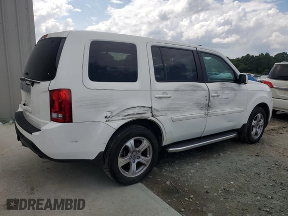 2013 Honda Pilot EX-L with VIN 5FNYF3H53DB001024, listed as a Copart auction lot 59376235 with 152,452 mi miles and Salvage title. Bid and sale history available at DreamBid. Image 3.