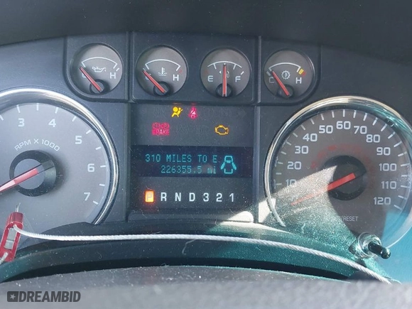 2010 Ford F-150 XL with VIN 1FTEW1E87AFC49449, listed as a IAAI auction lot 41312515 with 226,355 mi miles. Bid and sale history available at carsss.com. Image 15.