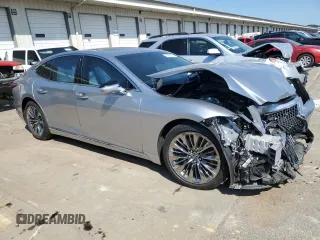 2021 Lexus LS with VIN JTHD51FF8M5013672, listed as a Copart auction lot 74357794 with 80,191 mi miles and Salvage Title. Bid and sale history available at carsss.com. Image 4.