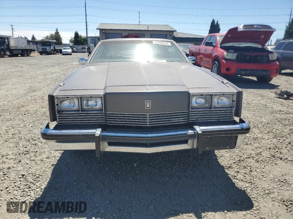1983 Oldsmobile Toronado with VIN 1G3AZ57Y8DE312949, listed as a Copart auction lot 65228244 with 159,172 mi miles and Salvage Title. Bid and sale history available at DreamBid. Image 5.