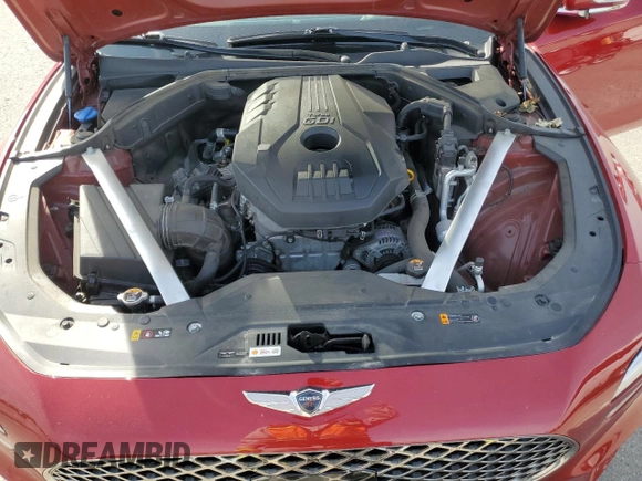 2023 Genesis G70 2.0T with VIN KMTG34TAXPU123732, listed as a Copart auction lot 56509935 with 39,333 mi miles and Salvage title. Bid and sale history available at DreamBid. Image 11.