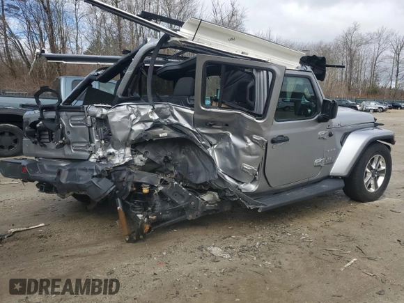 2020 Jeep Wrangler Unlimited Sahara with VIN 1C4HJXEN1LW131534, listed as a Copart auction lot 50064905 with 0 mi miles and Clean Title. Bid and sale history available at carsss.com. Image 3.