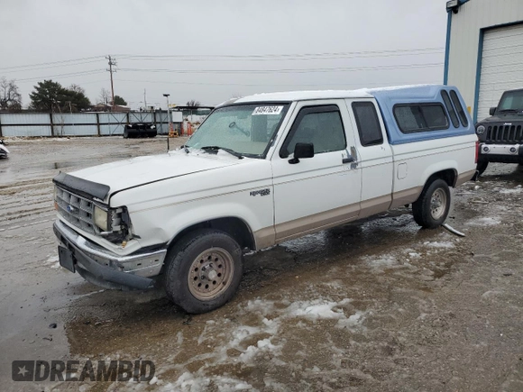 1992 Ford Ranger with VIN 1FTCR14X9NPA10945, listed as a Copart auction lot 84847624 with 70,859 mi miles and Salvage title. Bid and sale history available at DreamBid. Image 1.