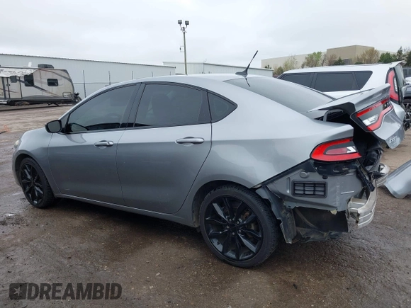 2016 Dodge Dart SXT Sport with VIN 1C3CDFFA4GD802093, listed as a IAAI auction lot 41972832 with 33,563 mi miles. Bid and sale history available at carsss.com. Image 15.
