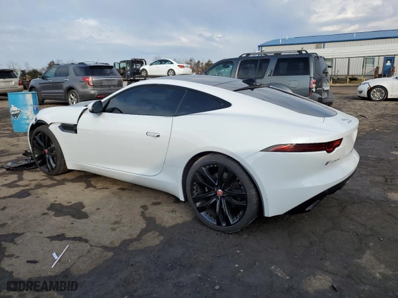 2020 Jaguar F-TYPE P300 with VIN SAJDD1GX5LCK67704, listed as a Copart auction lot 43954084 with 0 mi miles. Bid and sale history available at carsss.com. Image 2.